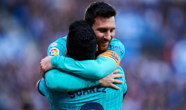 Луис Суарес и Лионель Месси, Getty Images
