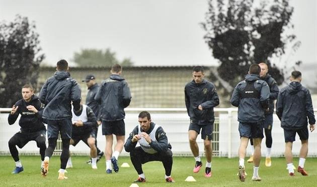 Украина готовится к матчу с Францией, УАФ