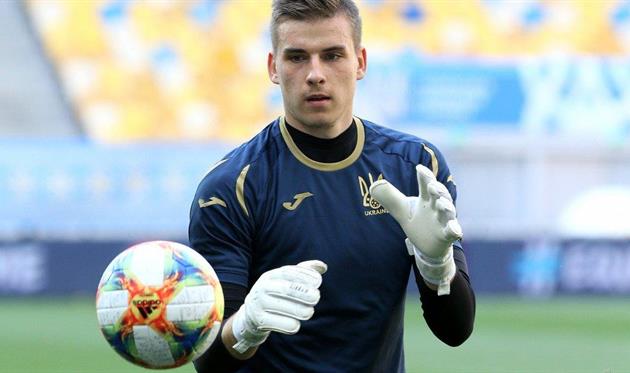 Андрей Лунин, фото: УАФ