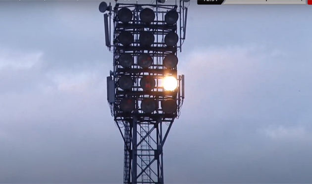 Матч Прикарпатье — Черноморец прерывали из-за отсутствия света на стадионе