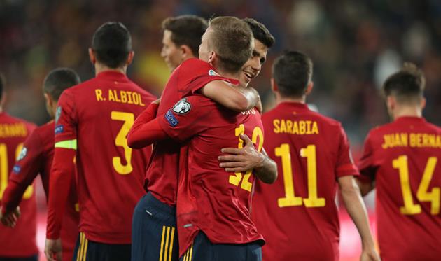 Испания огласила заявку на матч с Украиной