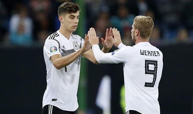 кай хаверц и тимо вернер, getty images