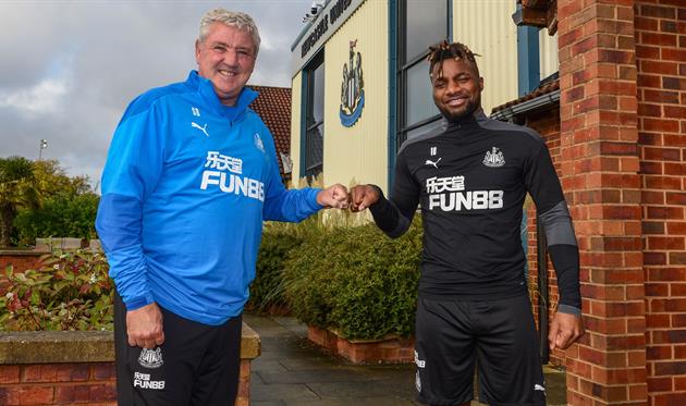 Стив Брюс и Аллан Сен-Максимен, ФК Ньюкасл