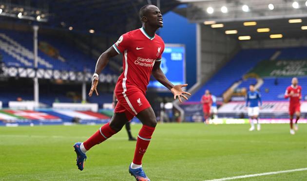 Садио Мане в матче с Эвертоном, Getty Images