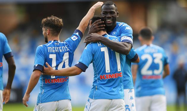 Наполи не испытал проблем в матче с Аталантой