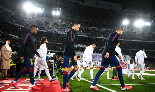 Барселона и Реал перед матчем, Getty Images