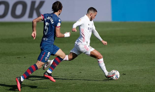 Эден Азар в матче с Уэской, Getty Images