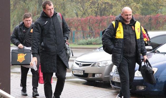 Сергей Лавриненко (слева, на переднем плане), фото ФК Ингулец Петрово