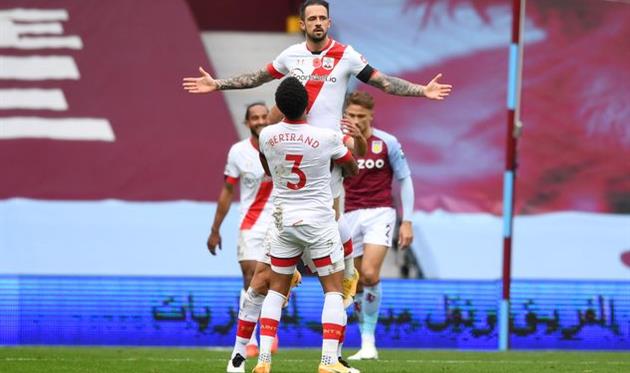 Данни Ингз в матче против Астон Виллы, Getty Images