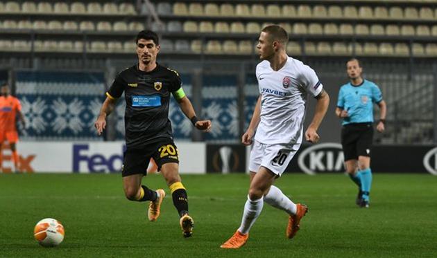 Заря — АЕК Афины, фото ФК Заря Луганск