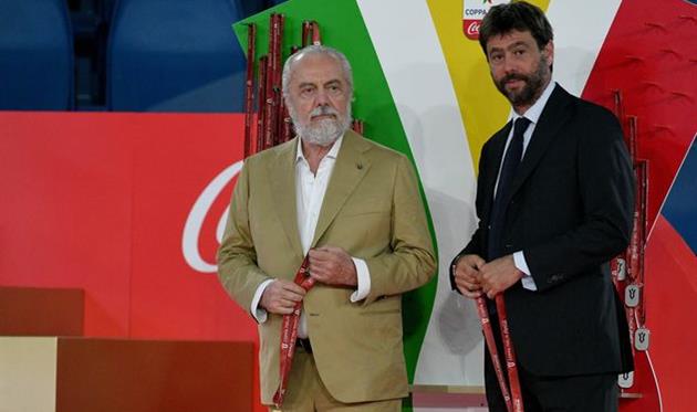 Аурелио де Лаурентис (слева) и Андреа Аньелли (справа), Getty Images