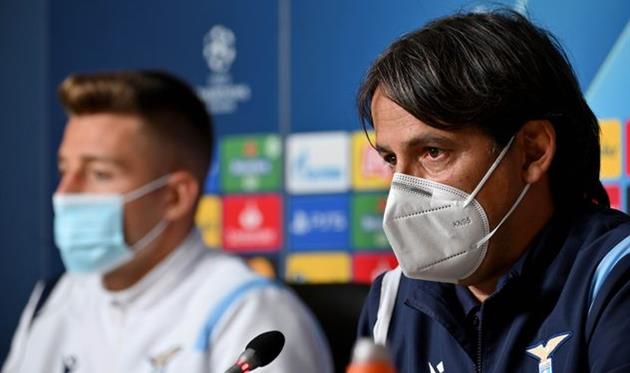 Сергей Милинкович-Савич (на заднем плане) и Симоне Индзаги (на переднем), Getty Images