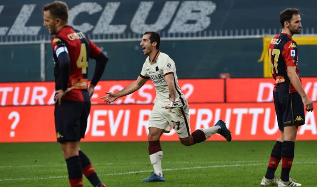 Хет-трик Мхитаряна — в обзоре матча Дженоа против Ромы  