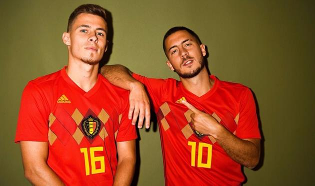 Тогран и Эден Азары, belgianreddevils.be