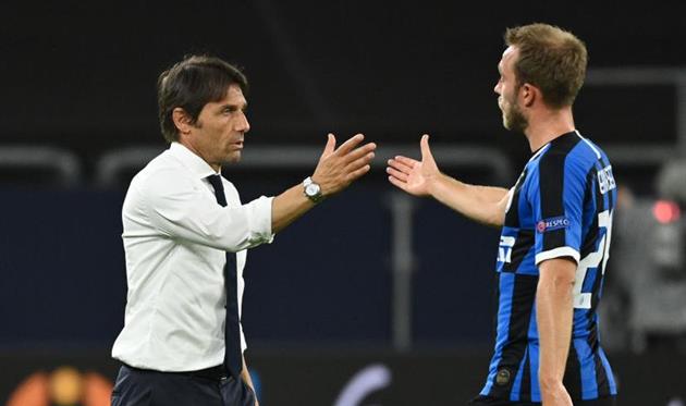 Антонио Конте и Кристиан Эриксен, Getty Images