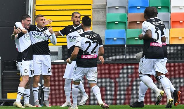 Игроки Удинезе, getty images