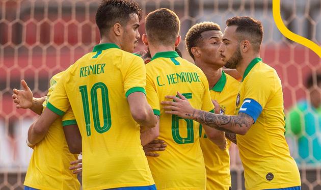 Игроки сборной Бразилии U-23, twitter.com/cbf_futebol