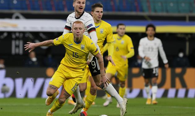 Конопля — худший игрок матча с Германией по версии Whoscored