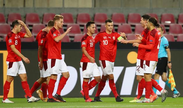 Футболисты сборной Швейцарии, Getty Images