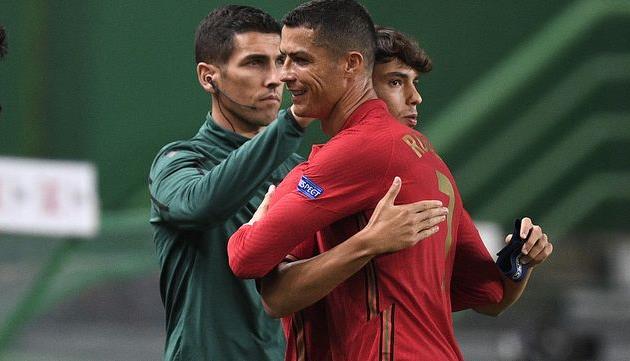 Криштиану Роналду и Жоау Фелиш, Getty Images