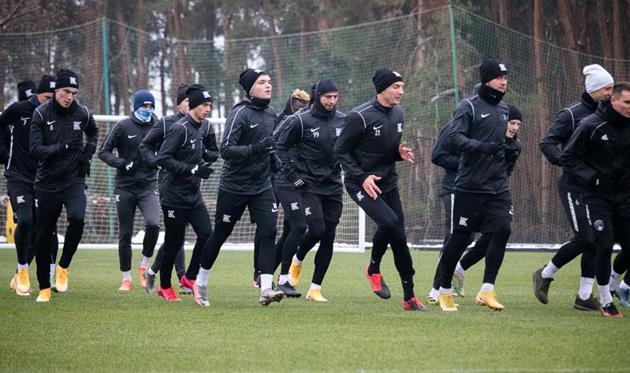 Олейник тренировался с Колосом