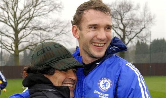 Диего Марадона и Андрей Шевченко, фото из архива Андрея Шевченко