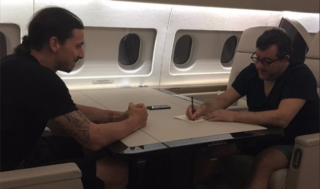 Златан Ибрагимович и Мино Райола, Фото: Instagram @iamzlatanibrahimovic