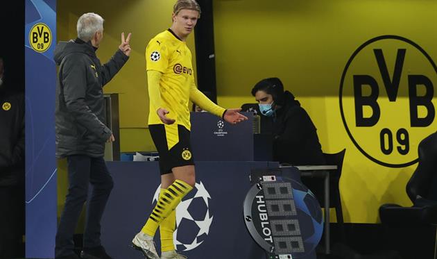 Люсьен Фавр и Эрлинг Холанд, Getty Images