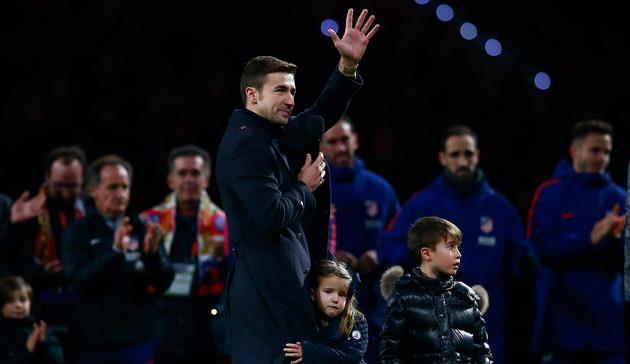 Габи на церемонии прощания с Атлетико, Getty Images