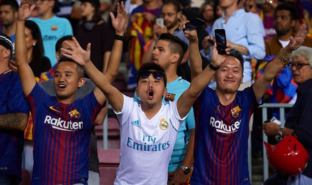 фото с матча суперкубка Реал - Барселона