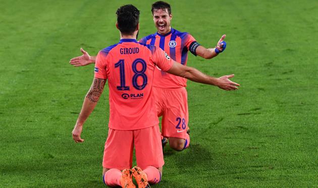 Оливье Жиру и Сезар Аспиликуэта, Getty Images