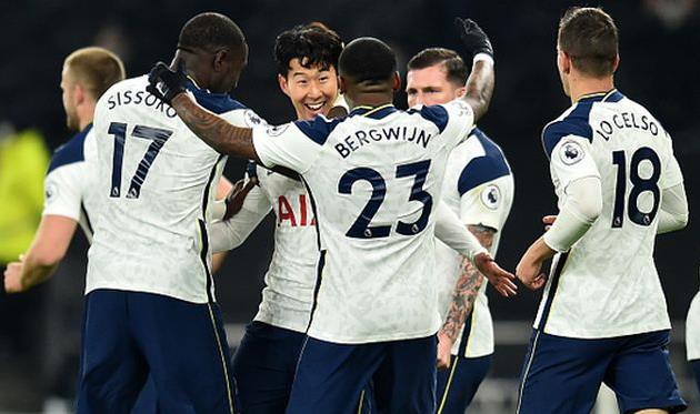 радость игроков тоттенхэма, getty images