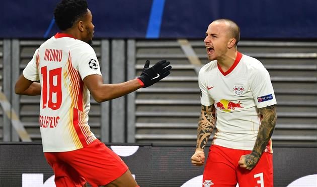 Празднование забитого мяча Анхелиньо, Getty Images