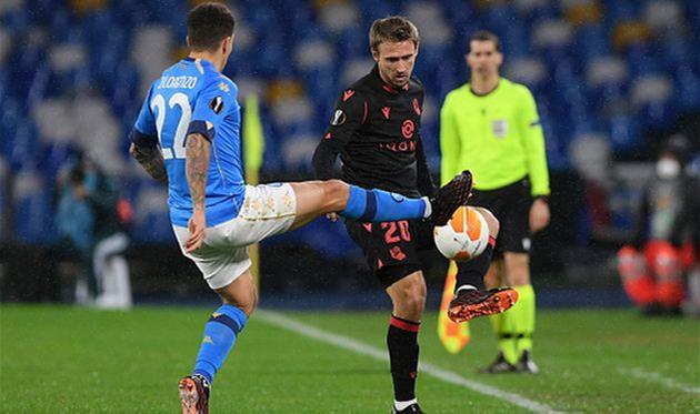 наполи и реал сосьедад разошлись миром, getty images