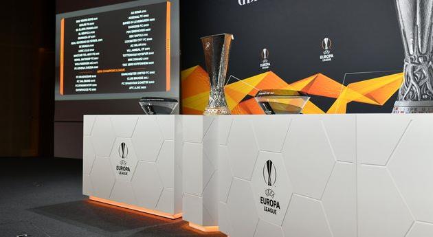 Зал для проведения жеребьевки, twitter.com/EuropaLeague