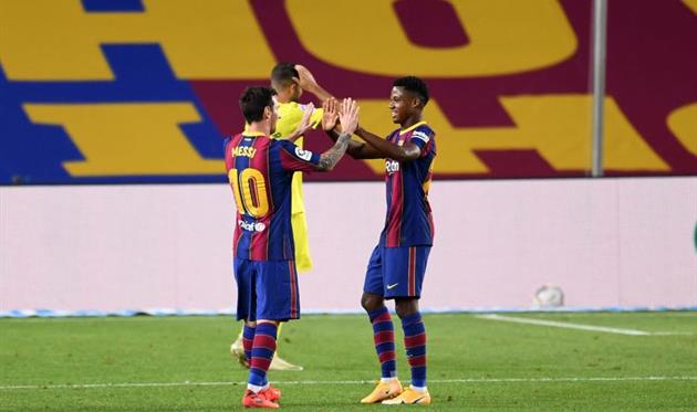 Фати — о Месси: Играть рядом с ним — мечта