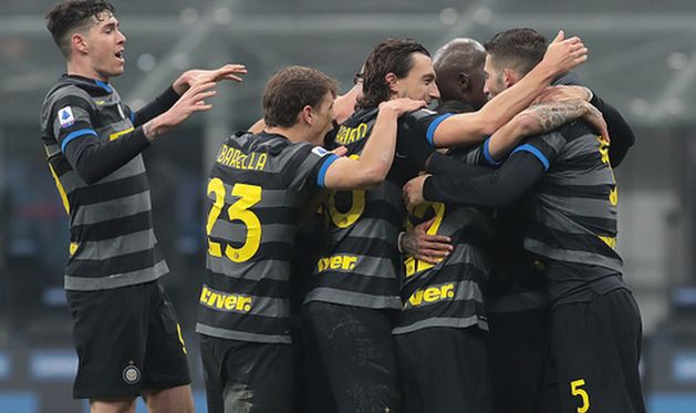 радость игроков интера, getty images