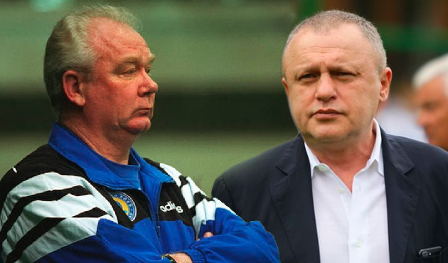 Валерий Лобановский и Игорь Суркис