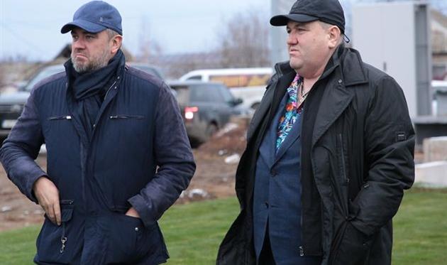 Александр Поворознюк (справа), фото ФК Ингулец Петрово