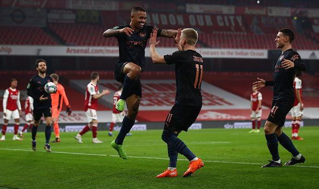 манчестер сити одолел арсенал, getty images