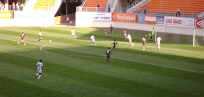 Опасный момент у ворот Ревы, фото Андрей Мацак специально для Football.ua