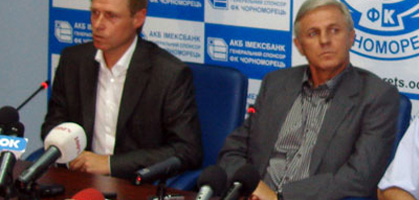 Дела Виталия Шевченко пошли вверх, chernomorets.odessa.ua