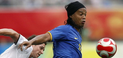 Роналдиньо поучаствовал в разгроме Новой Зеландии, AFP