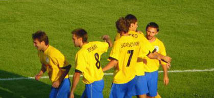 Днестр радуется победе, фото Олега Печеневского