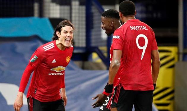 Радость игроков Манчестер Юнайтед, getty images