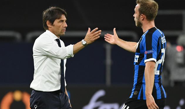 Антонио Конте и Кристиан Эриксен, Getty Images