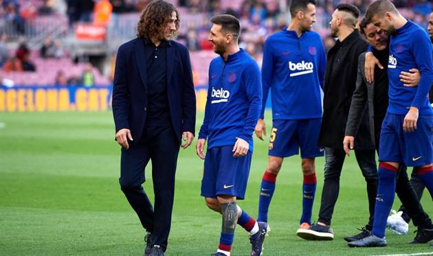 Карлес Пуйоль и Лионель Месси, Getty Images