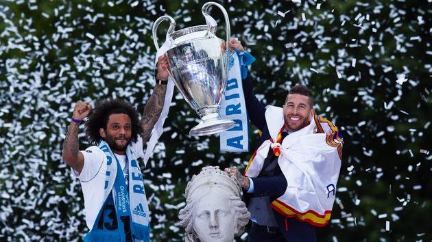 Празднование победы в Лиге чемпионов-2017/18, Getty Images