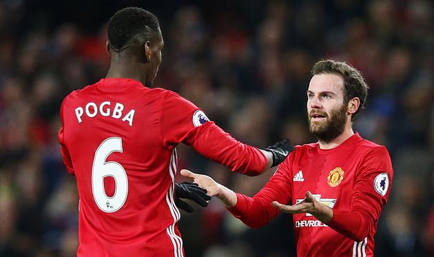 Поль Погба и Хуан Мата, Getty Images