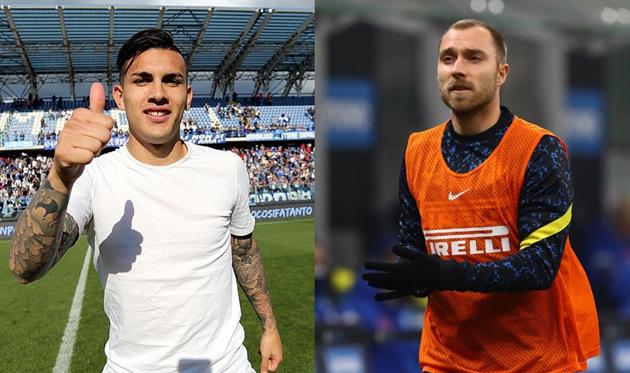 Леандро Паредес и Кристиан Эриксен, Getty Images